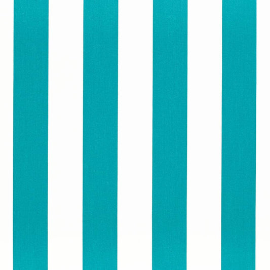 D3477 Stripe Cabana Aruba Aqua & Teal Charlotte Fabrics