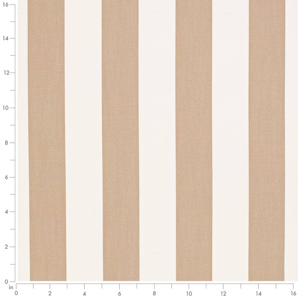 D3478 Stripe Cabana Sand Beige & Taupe Charlotte Fabrics
