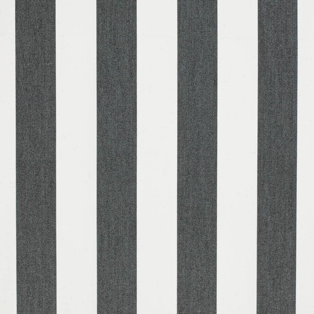 D3479 Stripe Cabana Black Black Charlotte Fabrics