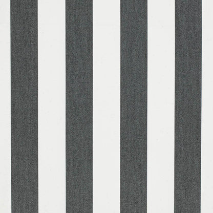 D3479 Stripe Cabana Black Black Charlotte Fabrics