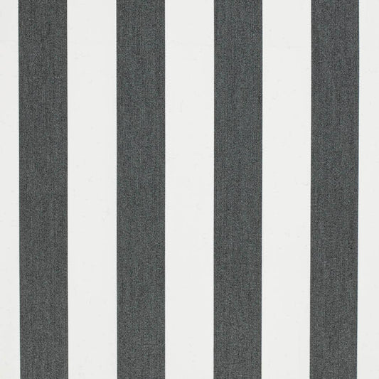 D3479 Stripe Cabana Black Black Charlotte Fabrics
