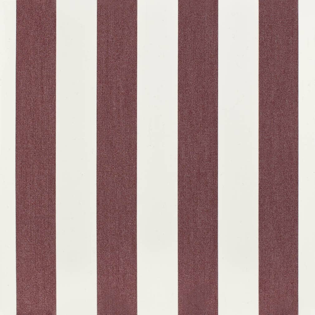 D3480 Stripe Cabana Wine Red & Burgundy Charlotte Fabrics