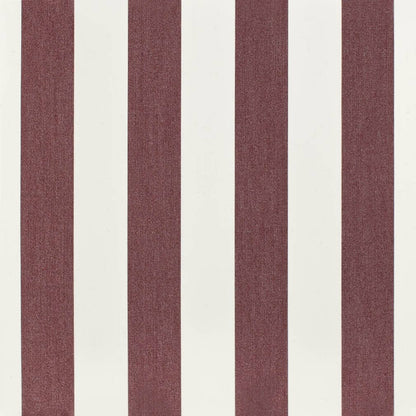 D3480 Stripe Cabana Wine Red & Burgundy Charlotte Fabrics