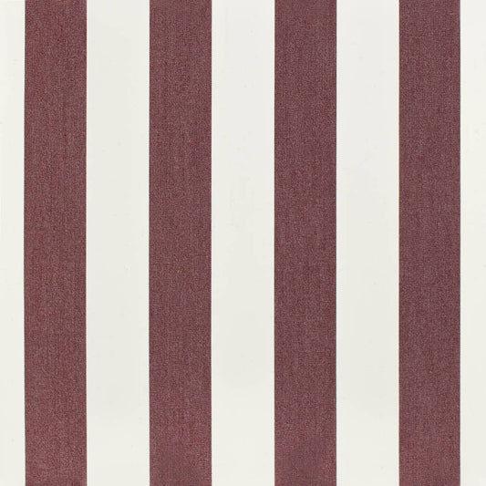 D3480 Stripe Cabana Wine Red & Burgundy Charlotte Fabrics