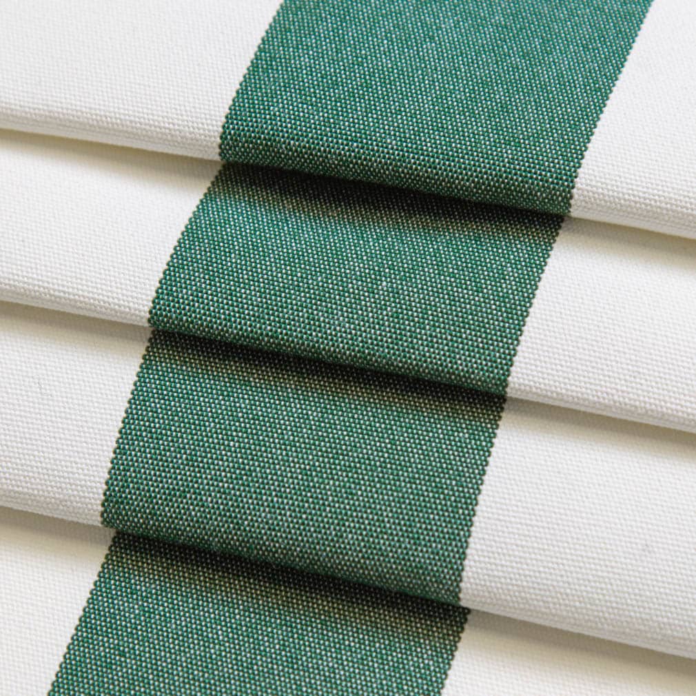 D3482 Stripe Cabana Forest Green Charlotte Fabrics