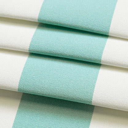 D3483 Stripe Cabana Glacier Aqua & Teal Charlotte Fabrics