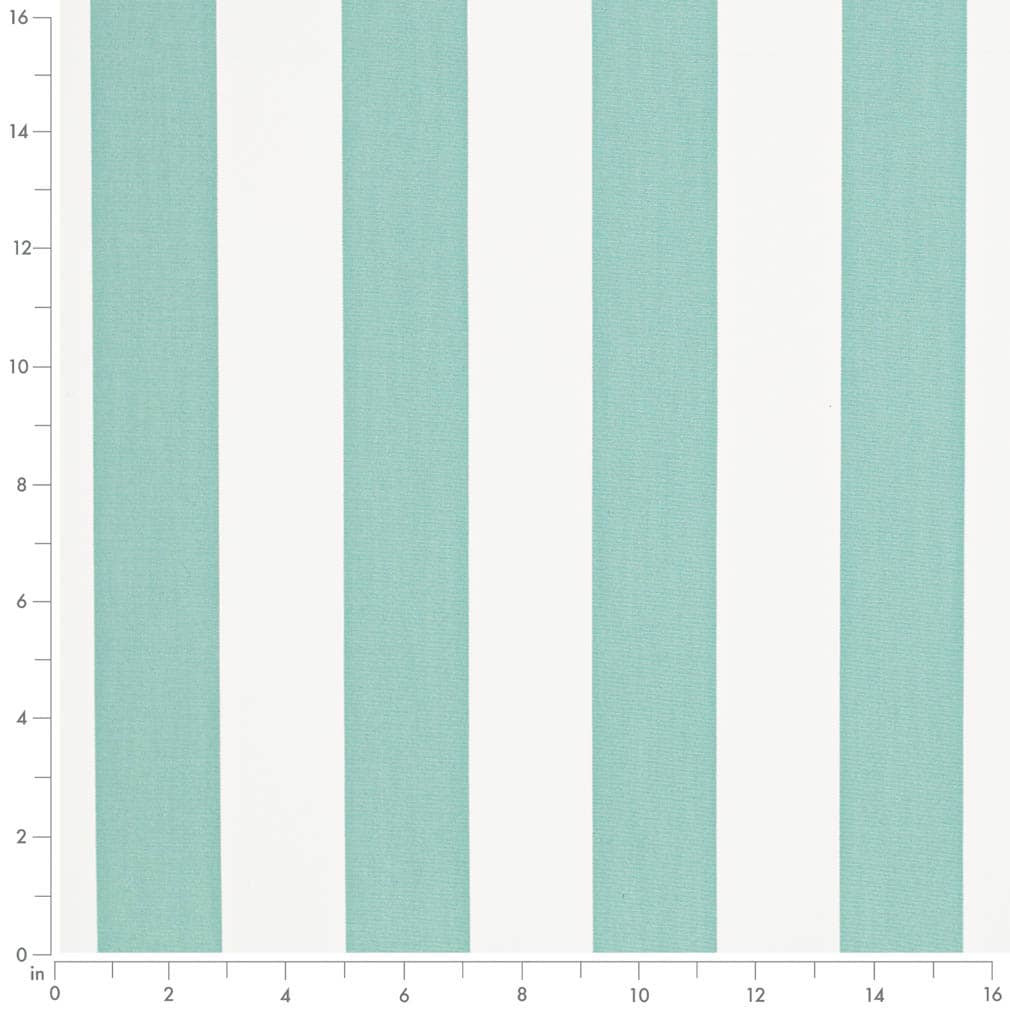 D3483 Stripe Cabana Glacier Aqua & Teal Charlotte Fabrics
