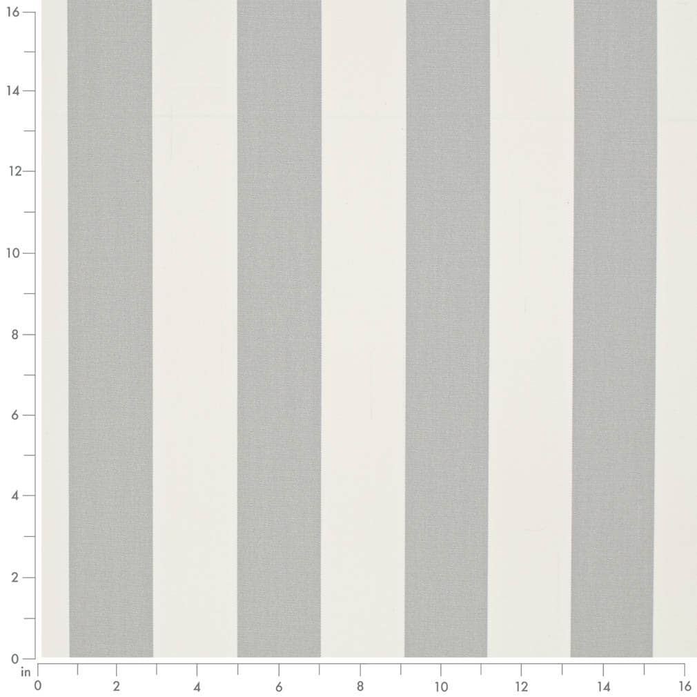 D3484 Stripe Cabana Seagull Grey & Silver Charlotte Fabrics