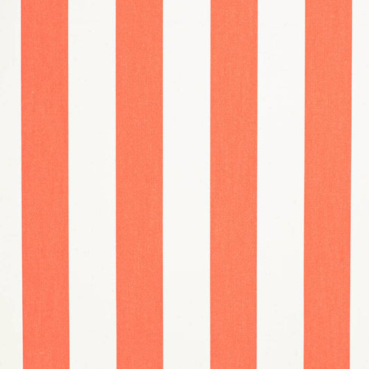 D3488 Stripe Cabana Mandarin Orange & Rust Charlotte Fabrics