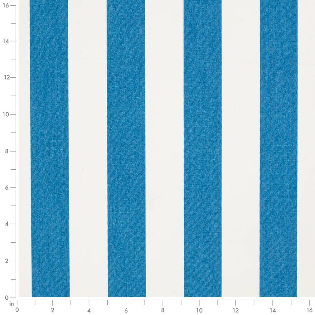 D3489 Stripe Cabana Atlantic Blue Charlotte Fabrics
