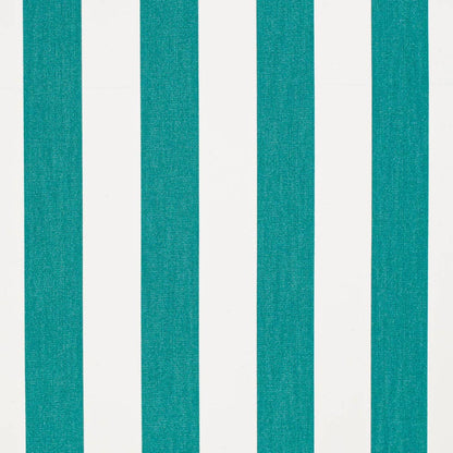 D3490 Stripe Cabana Peacock Aqua & Teal Charlotte Fabrics