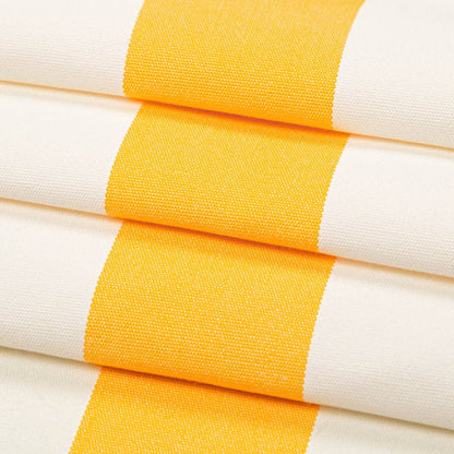 D3491 Stripe Cabana Sunshine Gold & Yellow Charlotte Fabrics