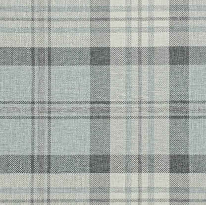 D3495 Plaid Tranquil Blue Charlotte Fabrics