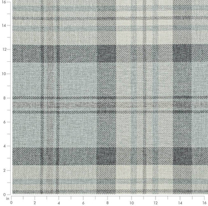 D3495 Plaid Tranquil Blue Charlotte Fabrics