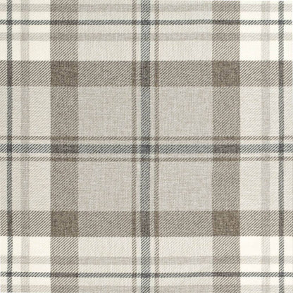 D3496 Plaid Driftwood Beige & Taupe,Brown Charlotte Fabrics