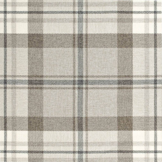 D3496 Plaid Driftwood Beige & Taupe,Brown Charlotte Fabrics