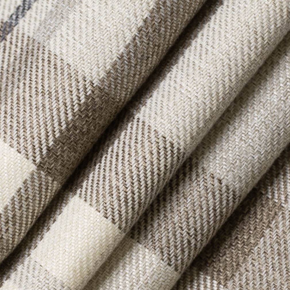 D3496 Plaid Driftwood Beige & Taupe,Brown Charlotte Fabrics