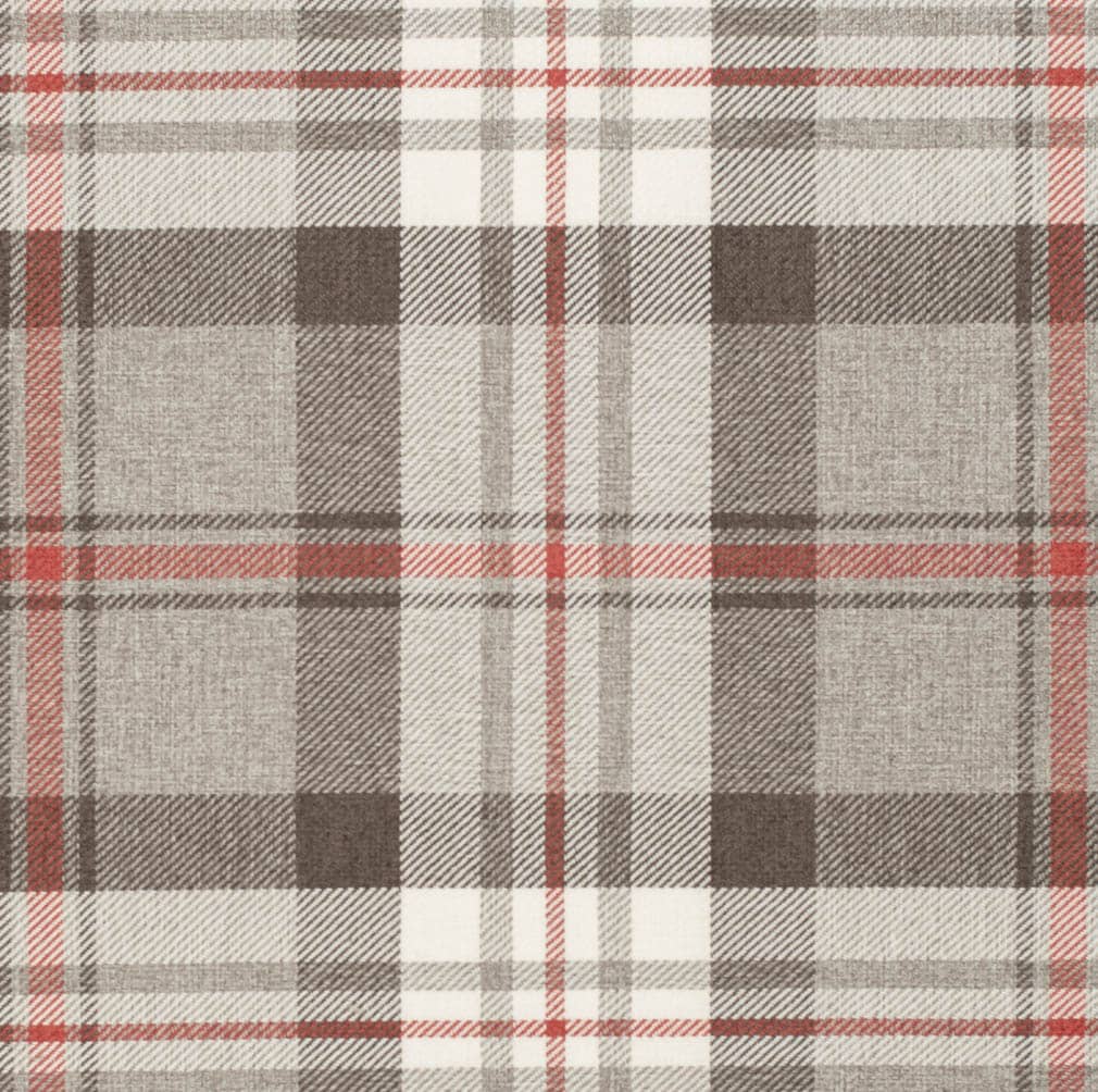 D3497 Plaid Harvest Brown,Orange & Rust Charlotte Fabrics