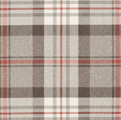 D3497 Plaid Harvest Brown,Orange & Rust Charlotte Fabrics