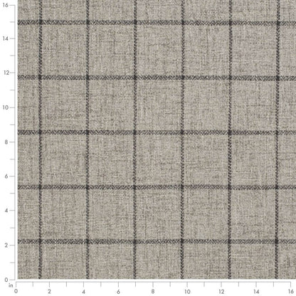 D3499 Plaid Granite Beige & Taupe,Grey & Silver Charlotte Fabrics
