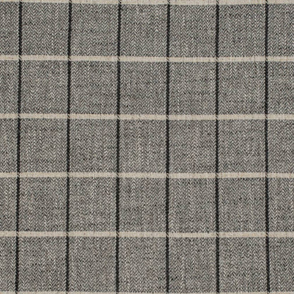 D3500 Plaid Onyx Black Charlotte Fabrics