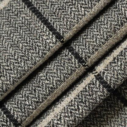 D3500 Plaid Onyx Black Charlotte Fabrics