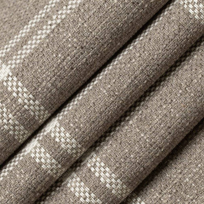 D3505 Plaid Burlap Beige & Taupe,Brown Charlotte Fabrics