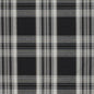 D3506 Plaid Ebony Black Charlotte Fabrics
