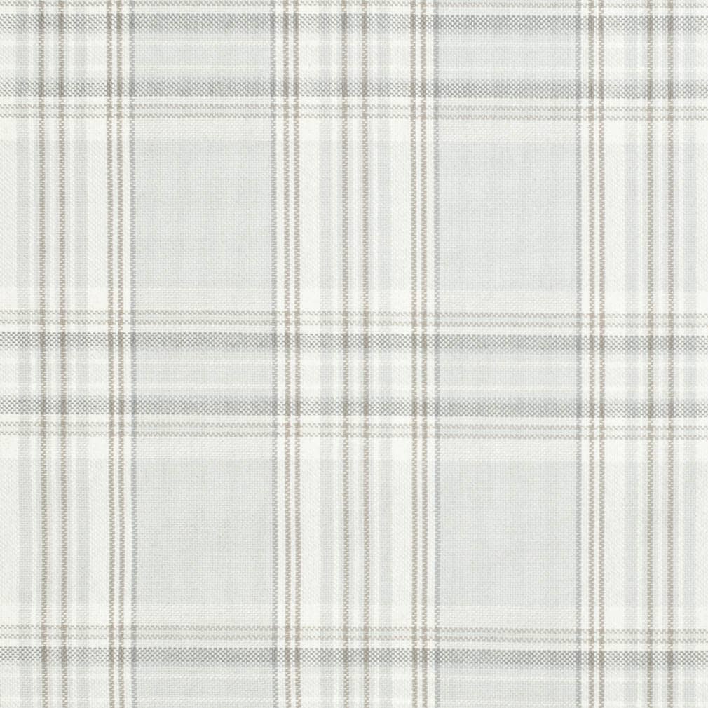 D3507 Plaid Powder Blue,Grey & Silver Charlotte Fabrics