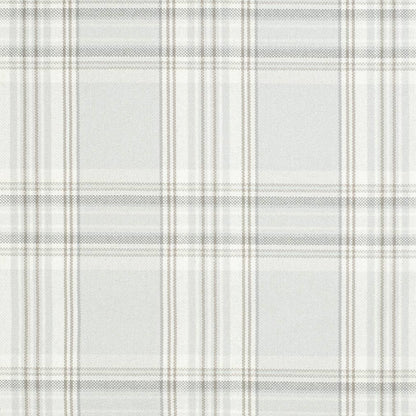 D3507 Plaid Powder Blue,Grey & Silver Charlotte Fabrics