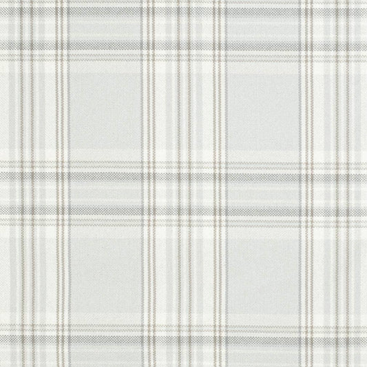 D3507 Plaid Powder Blue,Grey & Silver Charlotte Fabrics