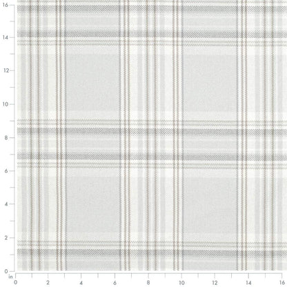 D3507 Plaid Powder Blue,Grey & Silver Charlotte Fabrics