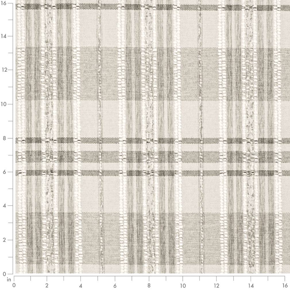 D3509 Plaid Greige Beige & Taupe,Grey & Silver Charlotte Fabrics