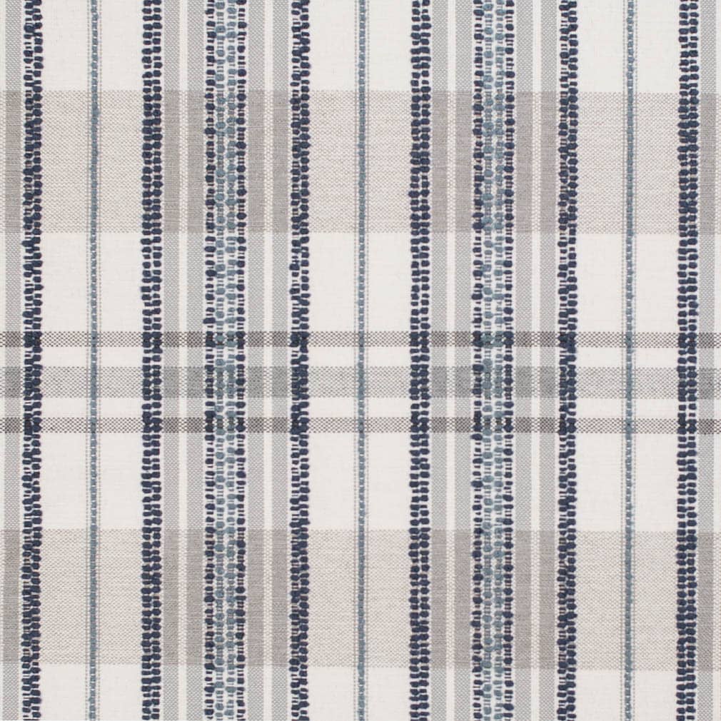 D3510 Plaid Admiral Blue Charlotte Fabrics