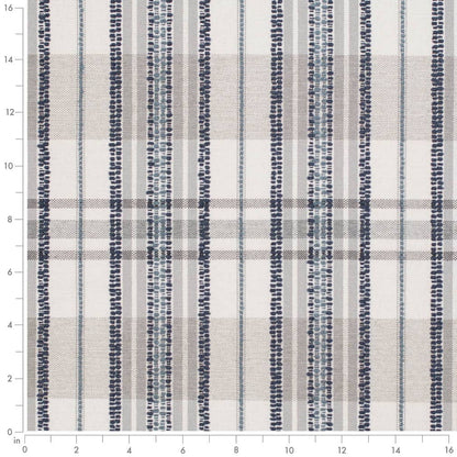 D3510 Plaid Admiral Blue Charlotte Fabrics