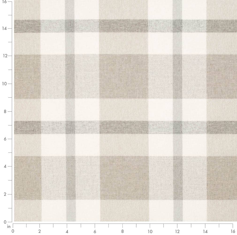 D3513 Plaid Beige Beige & Taupe Charlotte Fabrics