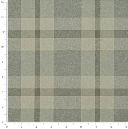 D3515 Plaid Sage Green Charlotte Fabrics
