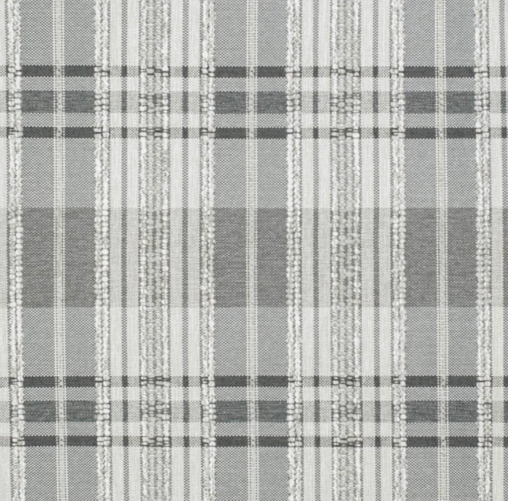 D3516 Plaid Pewter Grey & Silver Charlotte Fabrics
