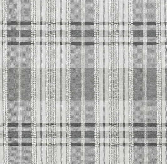 D3516 Plaid Pewter Grey & Silver Charlotte Fabrics