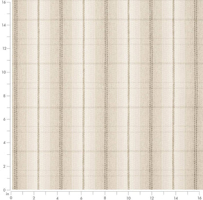 D3519 Plaid Taupe Beige & Taupe Charlotte Fabrics