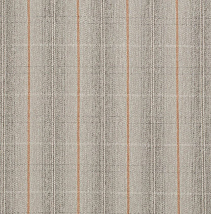 D3520 Plaid Pumice Grey & Silver,Orange & Rust Charlotte Fabrics