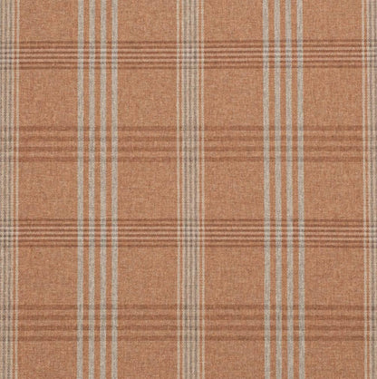 D3523 Plaid Ginger Orange & Rust Charlotte Fabrics