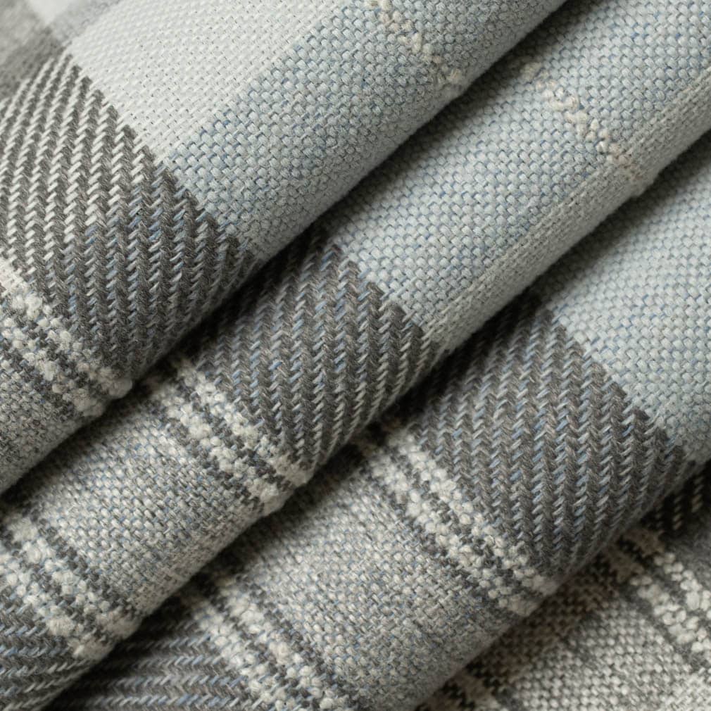 D3527 Plaid Glacier Blue,Grey & Silver Charlotte Fabrics