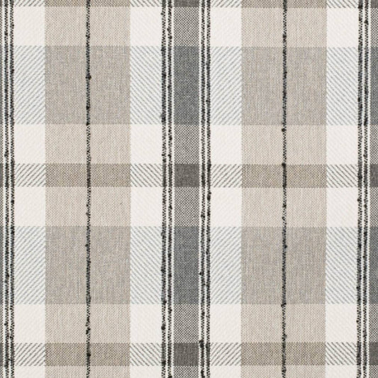 D3529 Plaid Cinder Beige & Taupe,Grey & Silver Charlotte Fabrics