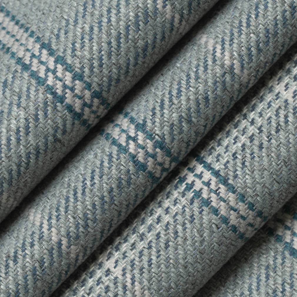 D3530 Plaid Ocean Aqua & Teal Charlotte Fabrics