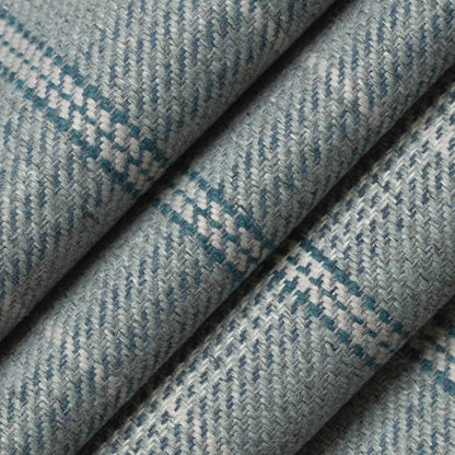 D3530 Plaid Ocean Aqua & Teal Charlotte Fabrics