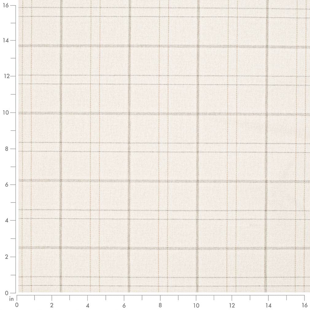 D3531 Plaid Fog Beige & Taupe,Grey & Silver Charlotte Fabrics