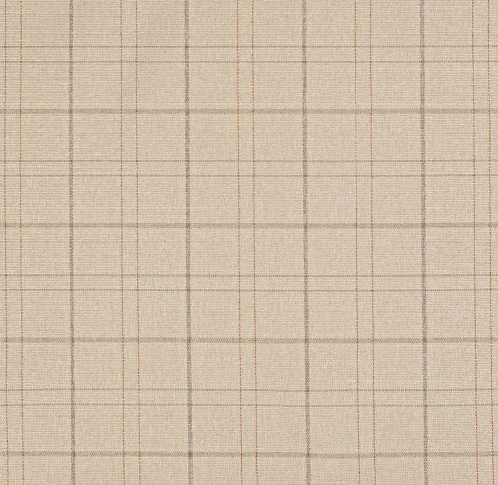 D3533 Plaid Wheat Beige & Taupe Charlotte Fabrics