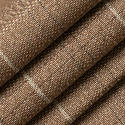 D3534 Plaid Adobe Brown,Orange & Rust Charlotte Fabrics