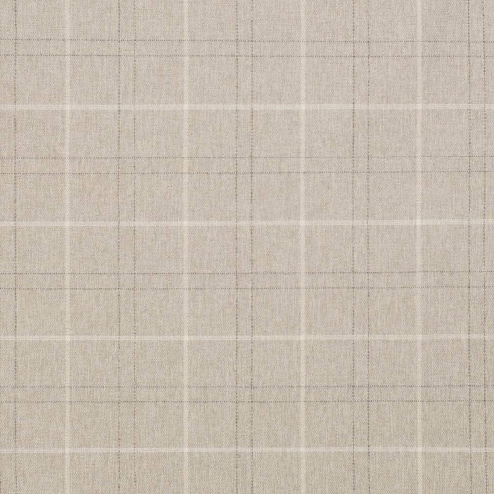 D3535 Plaid Cream Beige & Taupe Charlotte Fabrics